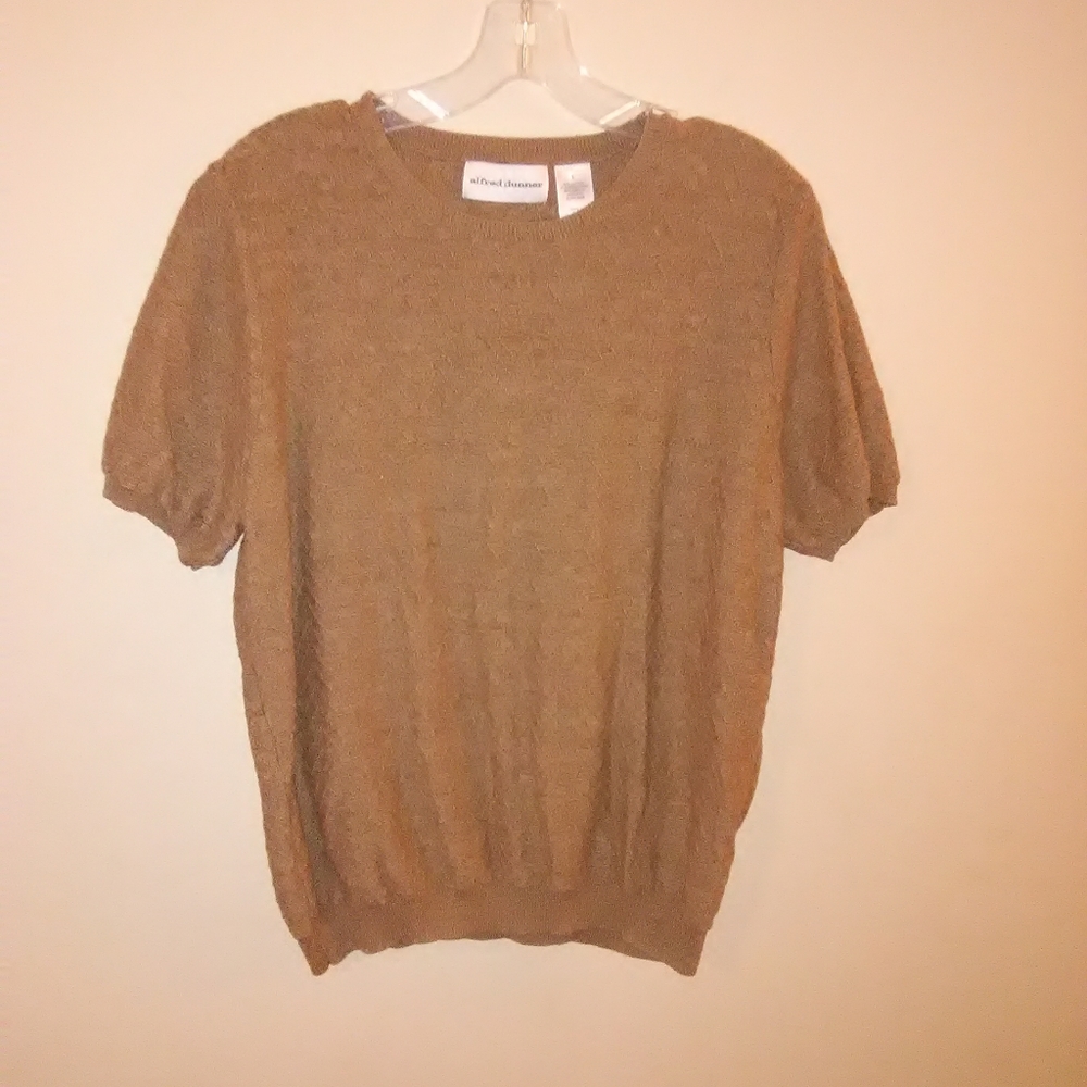 🎅Alfred dunner Women's  short sleeve top size L - Picture 8 of 8